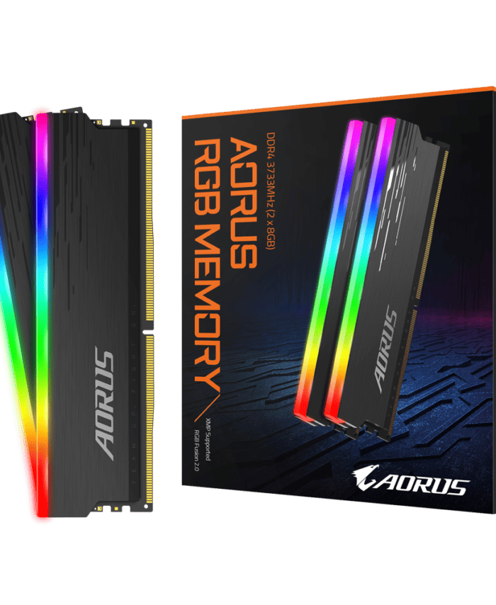GIGDS-ARS16G37 GIGABYTE 16GB (2X8GB) DDR4 3733MHz AORUS RGB